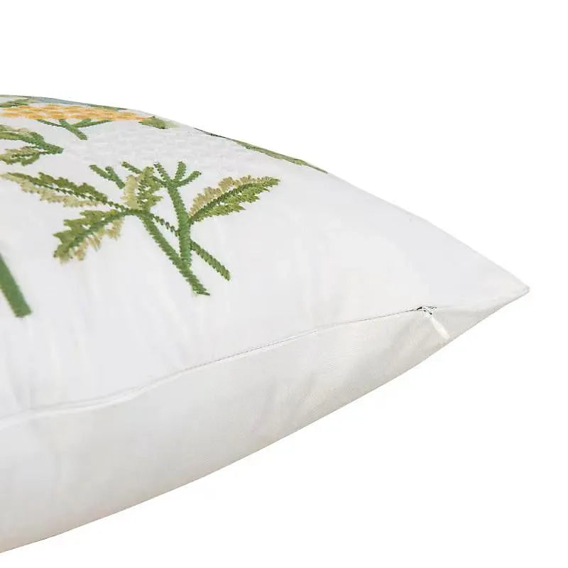 GoodHome Denman Embroidered Cushion Durable Living Room-Furniture Kingdom